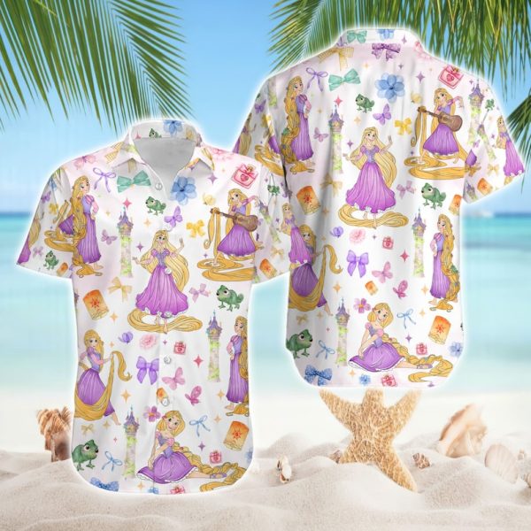 Princess Rapunzel Hawaiian Shirt, Disneyland Princess Hawaii Shirt, Summer Shirt For Men and Women Jezsport.com