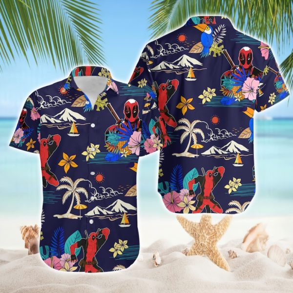 Deadpool Hawaii Shirt, Deadpool Hawaiian Shirt, Summer Shirt For Men and Women Jezsport.com