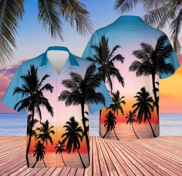 Sunset Beach Hawaiian Shirt, Sunset Lover Shirt, Summer Shirt For Men and Women Jezsport.com