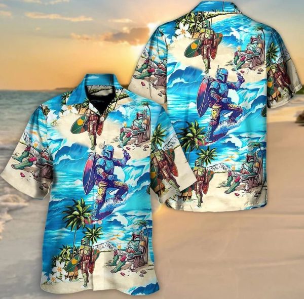 Father Day Special Star Wars Synthwave Hawaiian Shirt, Summer Shirt For Men and Women Jezsport.com