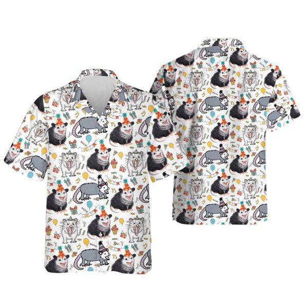 Funny Opossum Hawaiian Shirt, Summer Shirt For Men and Women Jezsport.com