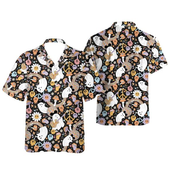 Mickey Boo Aloha Shirt, Disney Mickey Scary Hawaiian Shirt, Summer Shirt For Men and Women Jezsport.com