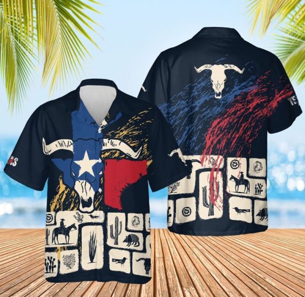 Texas Flag Hawaiian Shirt, Texas Lover Shirt, Summer Shirt For Men and Women Jezsport.com