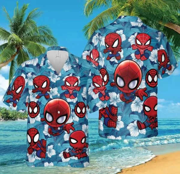 Spiderman Hawaiian Shirt, Spiderman Aloha Shirt, Summer Shirt For Men and Women Jezsport.com