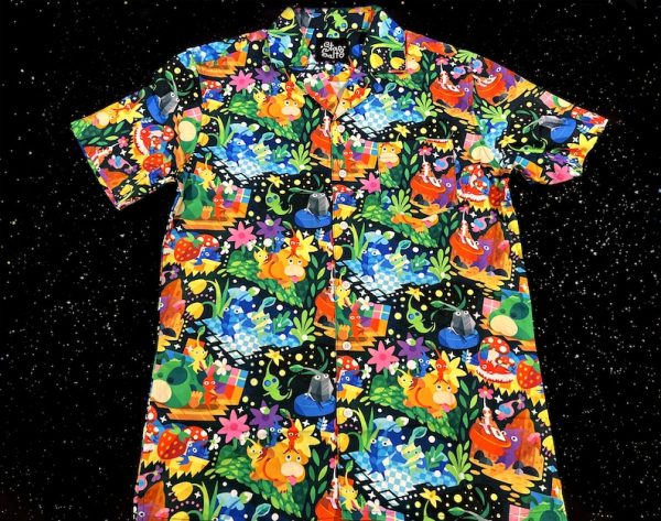 P!kmin Button Up Haiwaiian Shirt, Summer Shirt For Men and Women Jezsport.com