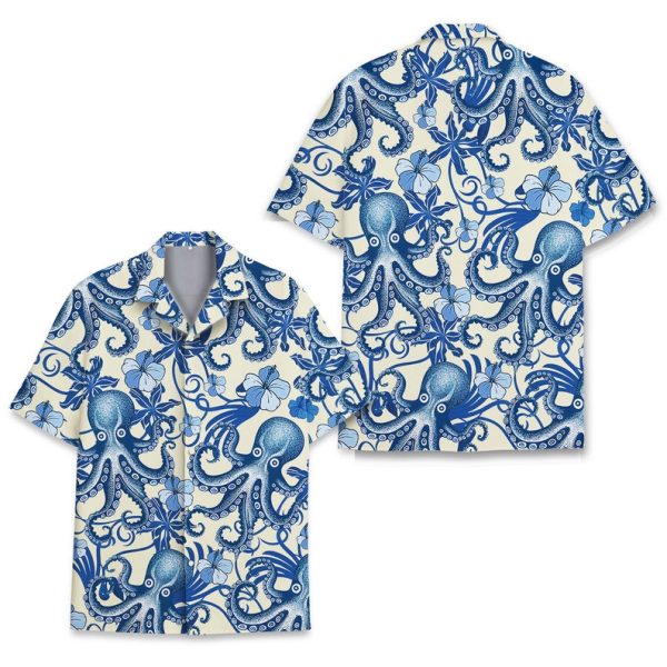 Octopus Hawaiian Shirt, Summer Shirt For Men and Women Jezsport.com