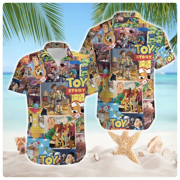 Toy Story Hawaiian Shirt, Toy Story Woody Summer Vacation Button Shirt, Summer Shirt For Men and Women Jezsport.com