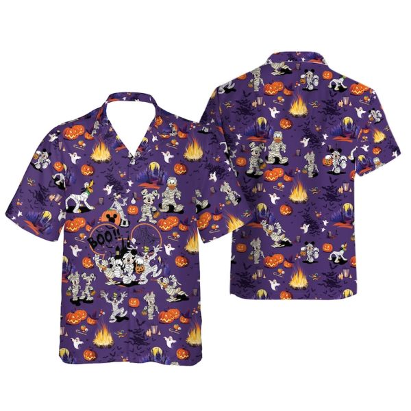 Mickey and Friends Creepy Hawaiian Shirt, Summer Shirt For Men and Women Jezsport.com