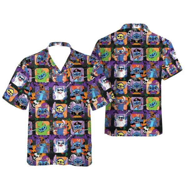 Disney Scary Stitch Hawaiian Shirt, Summer Shirt For Men and Women Jezsport.com