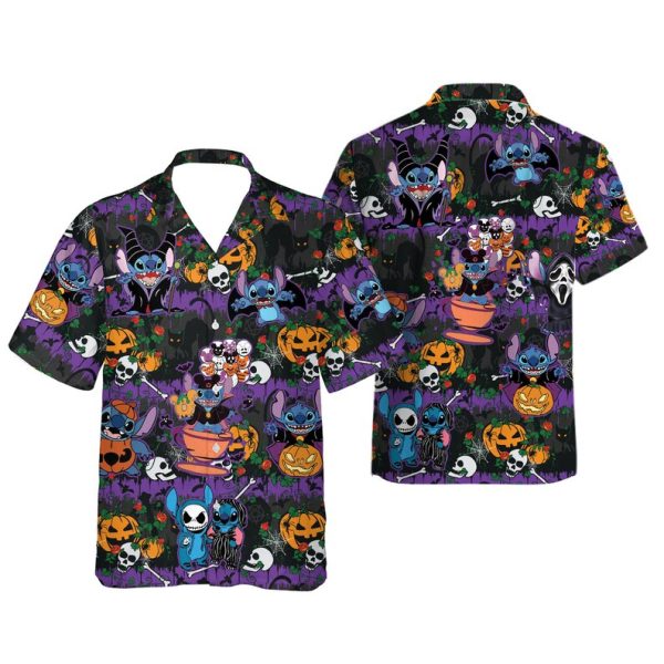 Funny Disney Stitch Hawaiian Shirt, Summer Shirt For Men and Women Jezsport.com