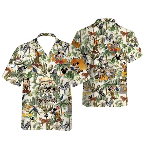 Retro Disney Animal Kingdom Mickey and Friends Hawaiian Shirt, Summer Shirt For Men and Women Jezsport.com