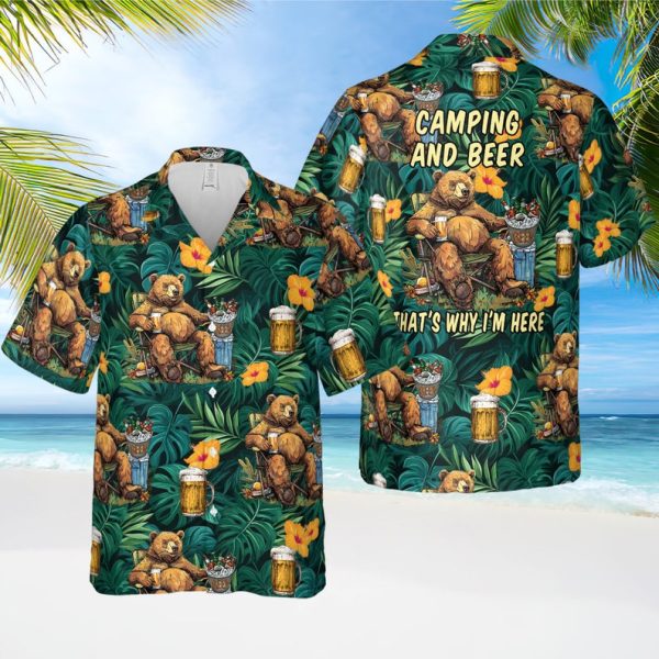 Beer Drunk Camping Hawaiian Shirt, Summer Shirt For Men and Women Jezsport.com