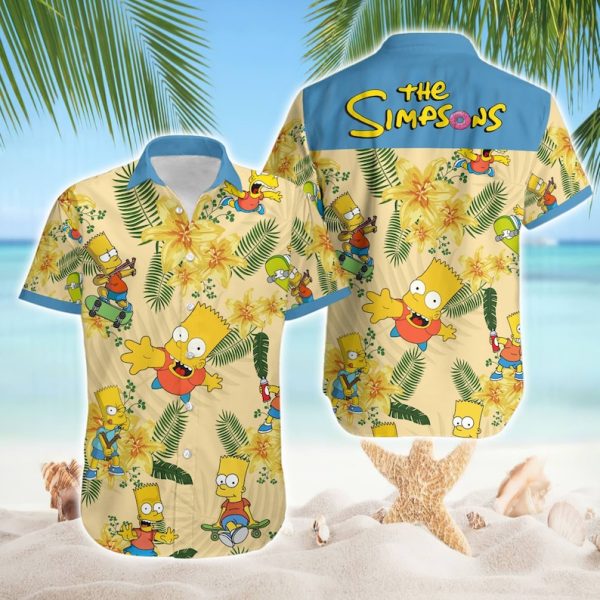 The Simpsons Hawaii Shirt, Simpsons Hawaiian Shirt, Summer Shirt For Men and Women Jezsport.com