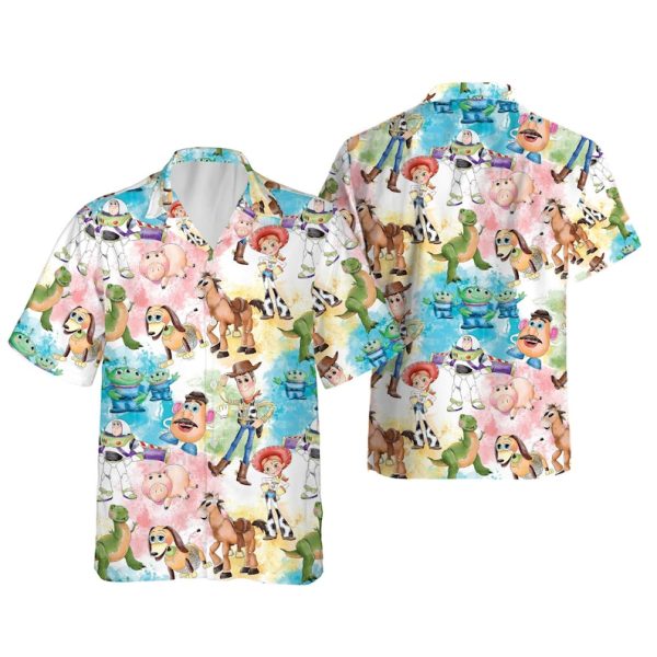 Disney Toy Story Watercolor Hawaiian Shirt, Summer Shirt For Men and Women Jezsport.com