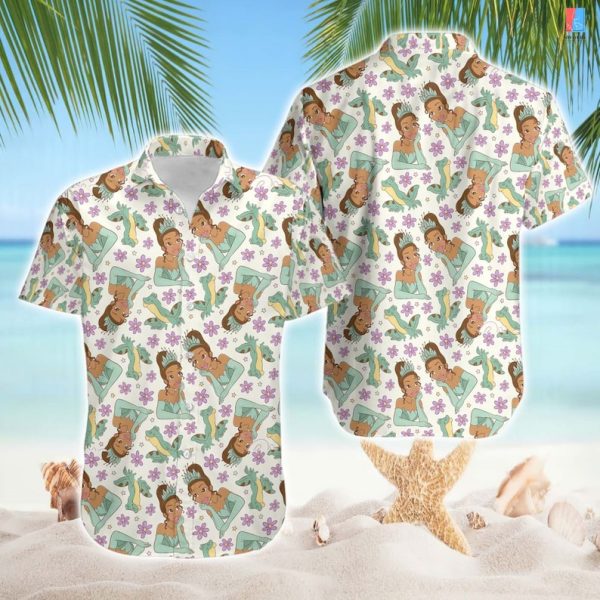 Princess and the Frog Tiana Hawaii Shirt, Tiana Princess Hawaii Shirt, Summer Shirt For Men and Women Jezsport.com