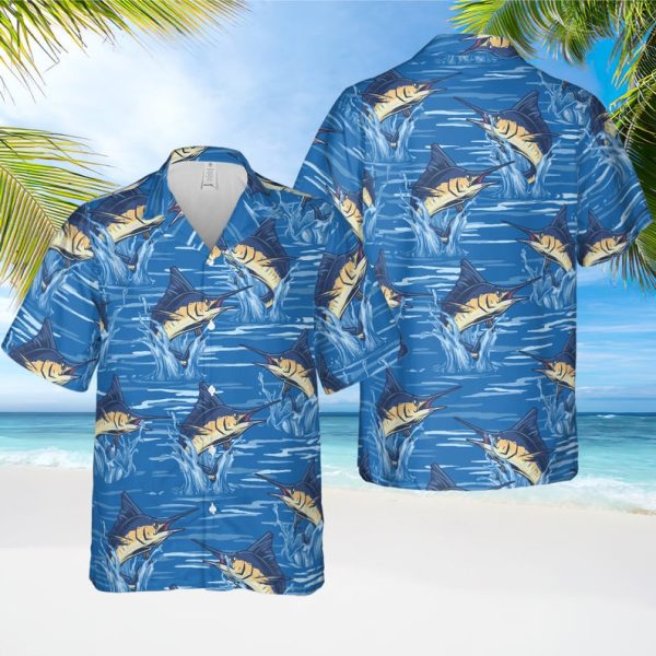 Fishing Water Splash Hawaiian Shirt, Summer Shirt For Men and Women Jezsport.com