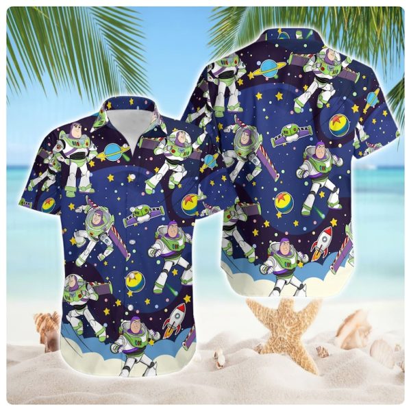 Toy Story Buzz Lightyear Hawaiian Shirt, Summer Vacation Button Shirt, Summer Shirt For Men and Women Jezsport.com