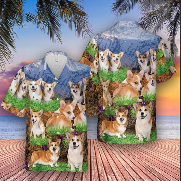 Corgi Hawaiian Shirt, Corgi Beach Shirt, Summer Shirt For Men and Women Jezsport.com