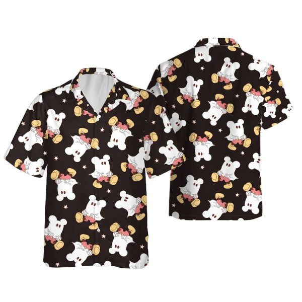 Cute Spooky Mickey Halloween Hawaiian Shirt, Summer Shirt For Men and Women Jezsport.com