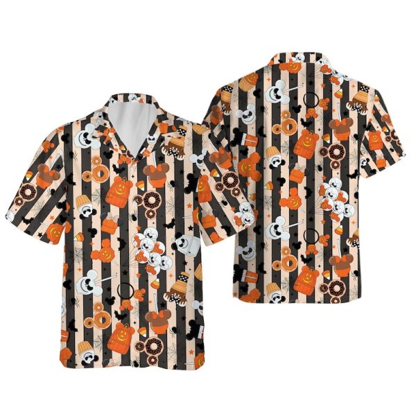 Mickey and Friends Snacks Halloween Hawaiian Shirt, Summer Shirt For Men and Women Jezsport.com