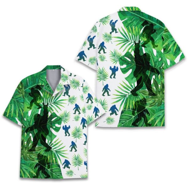 Tropical Bigfoot Hawaiian Shirt, Summer Shirt For Men and Women Jezsport.com