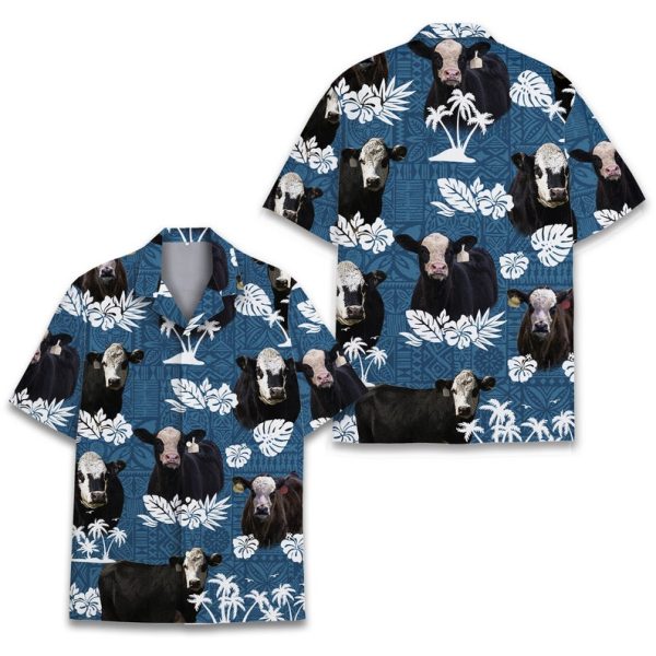 Hereford Cow Hawaiian Shirt, Summer Shirt For Men and Women Jezsport.com