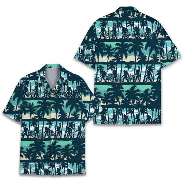 Tropical Bigfoot Hawaiian Shirt, Summer Shirt For Men and Women Jezsport.com