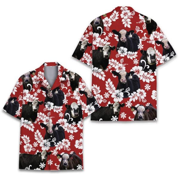 Hereford Cow Hawaiian Shirt, Summer Shirt For Men and Women Jezsport.com