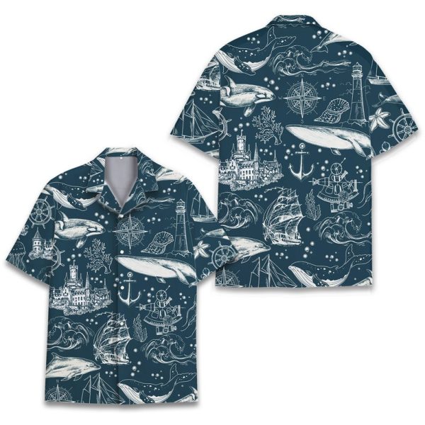 Sea Hawaiian Shirt, Summer Shirt For Men and Women Jezsport.com