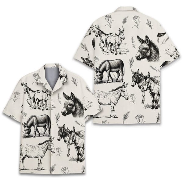 Donkey Hawaiian Shirt, Summer Shirt For Men and Women Jezsport.com