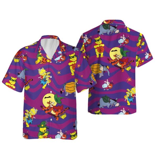 Disney Winnie The Pooh Halloween Hawaiian Shirt, Summer Shirt For Men and Women Jezsport.com