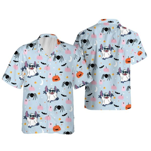 Cute Stitch Halloween Hawaiian Shirt, Summer Shirt For Men and Women Jezsport.com