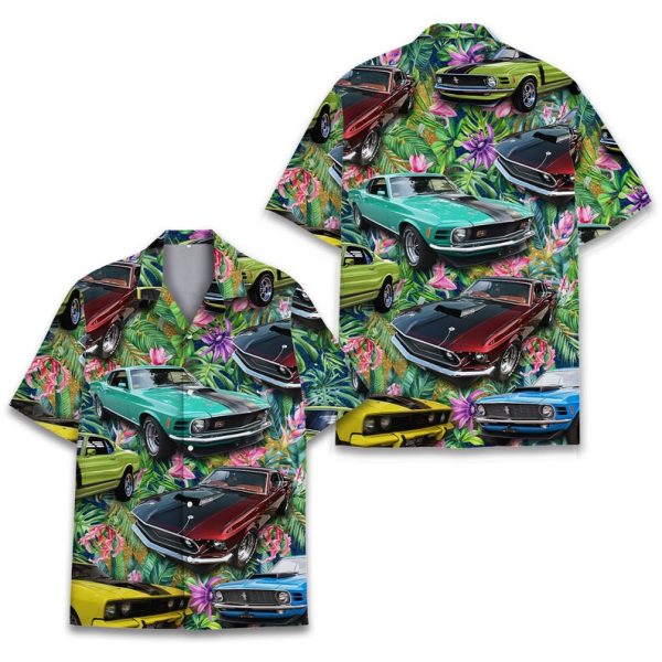 Tropical Muscle Car Hawaiian Shirt, Summer Shirt For Men and Women Jezsport.com