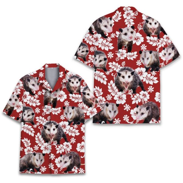 Tropical Opossum Hawaiian Shirt, Summer Shirt For Men and Women Jezsport.com