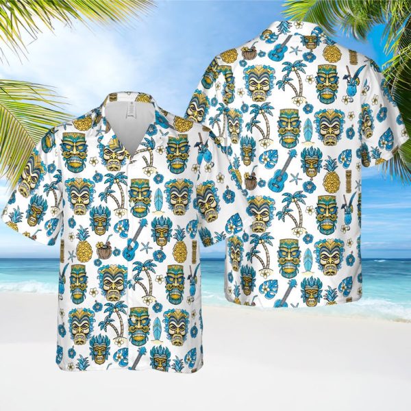 Tropical Tiki Hawaiian Shirt, Summer Shirt For Men and Women Jezsport.com