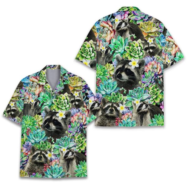 Raccoon Hawaiian Shirt, Summer Shirt For Men and Women Jezsport.com