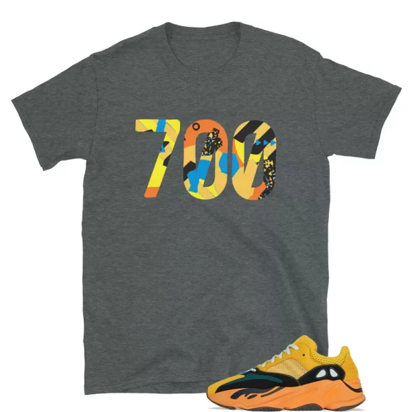 701 Pattern Sneaker Shirt to Match Yeezy 700 Sun / Short-Sleeve Unisex T-Shirt Jezsport.com