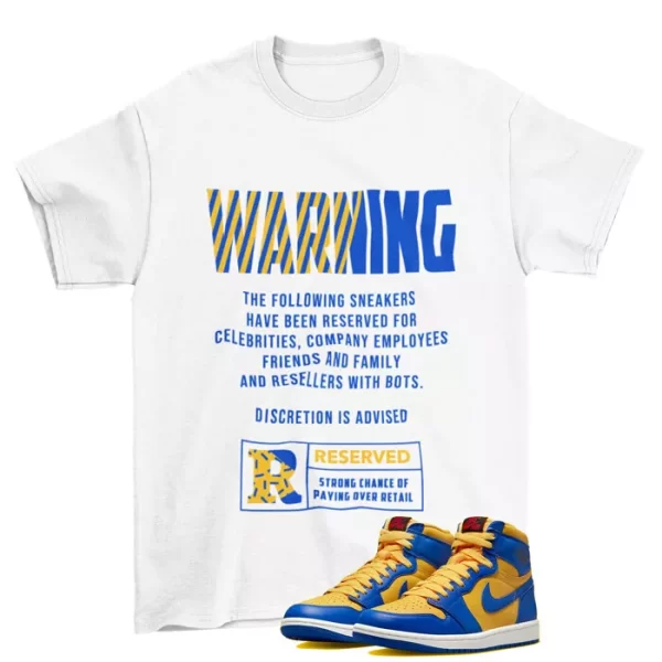 Reserved Laney Shirt to Match Jordan 1 High Reverse Laney / FD2596-700 Jezsport.com