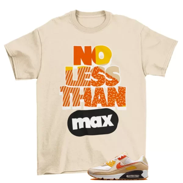 No Less Max Shirt to Match Air Max 90 Pressure FB4315-100 / Tan Jezsport.com