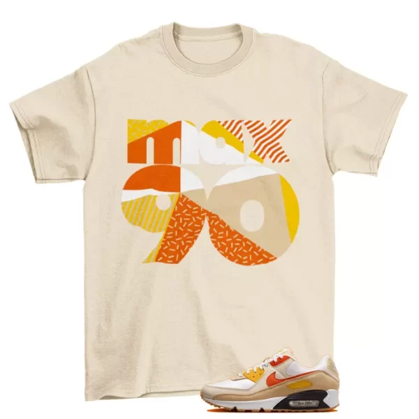 1990 Sneaker Max Shirt to Match Air Max 90 Pressure FB4315-100 / Tan Jezsport.com