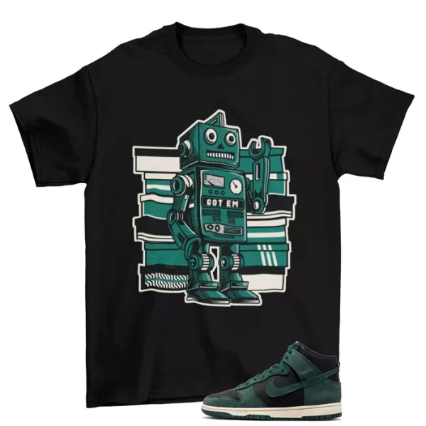 Sneaker Bot Shirt to Match Dunk High Retro Faded Spruce DQ7679-002 Jezsport.com