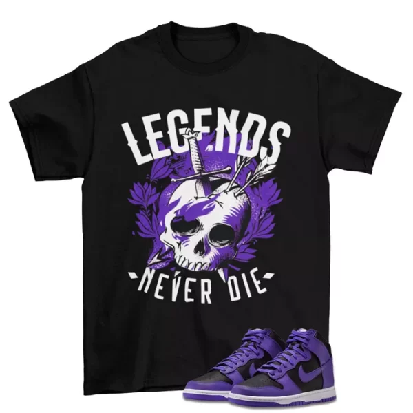 Legendary Shirt to Match Dunk High Retro PSYCHIC PURPLE / DV0829-500 Jezsport.com