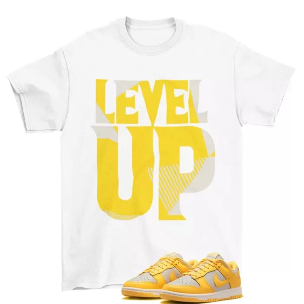 Level Up Shirt to Match Dunk Low Citron Pulse DD1503-002 Jezsport.com