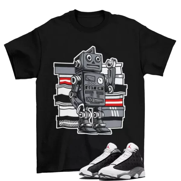 Sneaker Bot Black Flint Shirt to Match Jordan 13 Retro Black Flint / DJ5982-060 Jezsport.com