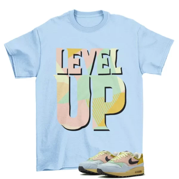 Level Up Sneaker Shirt to Match Air Max 1 Great Indoors Corduroy FJ4605-441 Jezsport.com