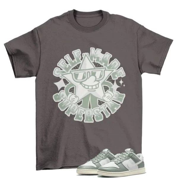 SuperStar Shirt to Match Dunk Low Mica Green DV7212-300 Jezsport.com