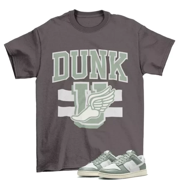 Dunk University Shirt to Match Dunk Low Mica Green DV7212-300 Jezsport.com