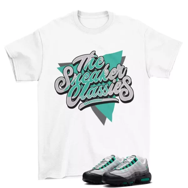 Sneaker Classic Shirt White to Match Air Max 95 Black Stadium Green DH8015-002 Jezsport.com