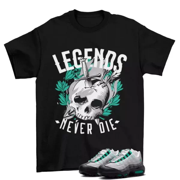 Legendary Shirt Black to Match Air Max 95 Black Stadium Green DH8015-002 Jezsport.com