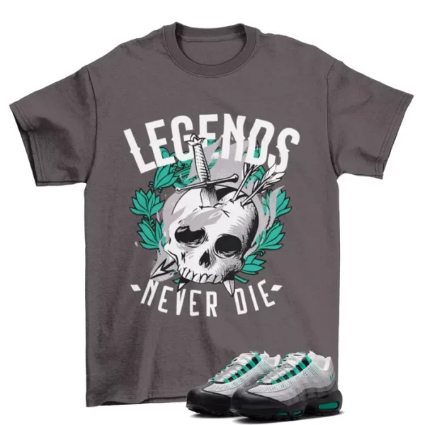 Legendary Shirt Grey to Match Air Max 95 Black Stadium Green DH8015-002 Jezsport.com